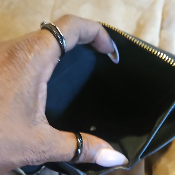 Coach Pebbled Leather Wallet with Gold Accents - Picture 5 of 8